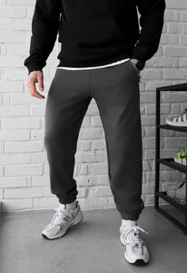 Фото - Чоловічі базові спортивні штани Staff clo dark gray - Men box