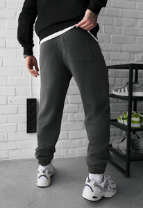 Фото - Чоловічі базові спортивні штани Staff clo dark gray - Men box