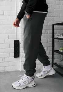 Фото - Чоловічі базові спортивні штани Staff clo dark gray - Men box