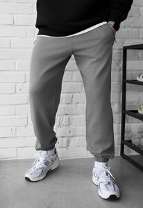 Фото - Мужские комфортные спортивные штаны Staff clo gray - Men box