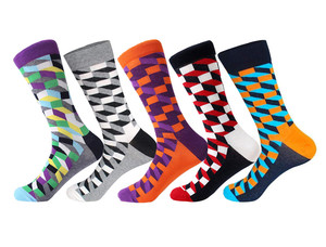 Фото - Носки в подарочной коробке Friendly Socks Geometry (5 пар) - Men box
