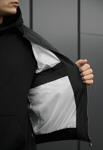 Фото - Мужской демисезонный бомбер Staff rix black - Men box