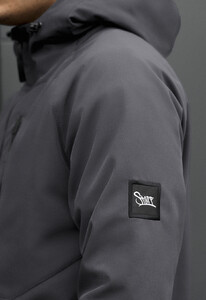 Фото - Мембранна демісезонна чоловіча куртка Staff bu soft shell kyro gray - Men box