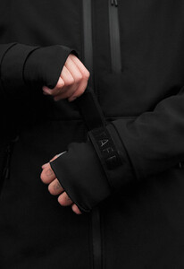 Фото - Ветро- и влагозащитная демисезонная мужская куртка Staff bu soft shell kyro black - Men box