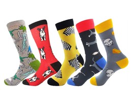 Фото - Подарунковий набір шкарпеток (5 пар) Friendly Socks Animals - Men box
