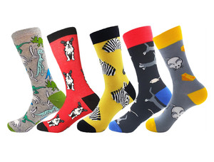 Фото - Подарочный набор носков (5 пар) Friendly Socks Animals - Men box