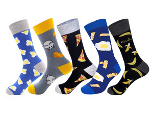 Фото - Комплект высоких носков Food от Friendly Socks (5 пар) - Men box