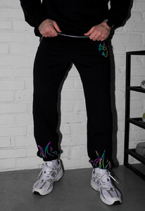 Фото - Мужские спортивные штаны с принтом Staff clo heart & fire reflective - Men box