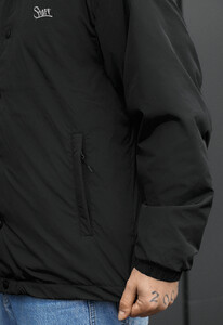 Фото - Мужская демисезонная утеплённая куртка Staff dyn black - Men box