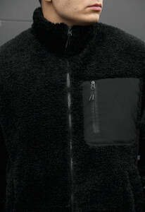 Фото - Мужская демисезонная меховая куртка Staff mo black - Men box