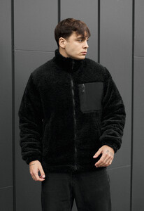 Фото - Мужская демисезонная меховая куртка Staff mo black - Men box