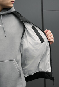 Фото - Мужской молодежный бомбер Staff ion2 black oversize - Men box