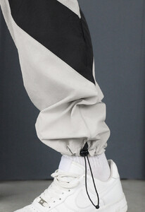 Фото - Чоловічий легкий спортивний костюм Staff dia zip black & light gray oversize - Men box