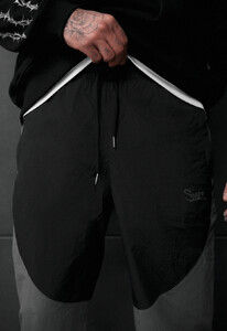 Фото - Мужские двухцветные джогеры Staff goa logo gray & black - Men box