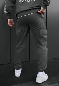 Фото - Чоловічі легкі штани Staff cargo ro dark gray - Men box