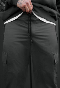 Фото - Чоловічі легкі штани Staff cargo ro dark gray - Men box