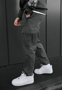 Фото - Чоловічі легкі штани Staff cargo ro dark gray - Men box