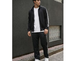 Фото - Мужской молодежный спортивный костюм Staff pri dark gray - Men box