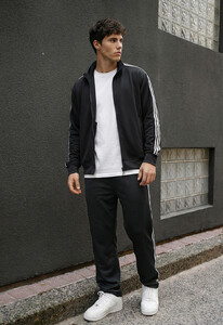 Фото - Мужской молодежный спортивный костюм Staff pri dark gray - Men box