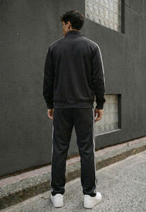 Фото - Мужской молодежный спортивный костюм Staff pri dark gray - Men box