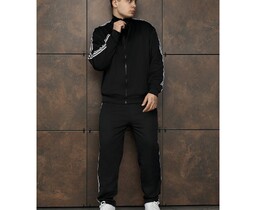 Фото - Мужской молодежный спортивный костюм Staff  pri black - Men box
