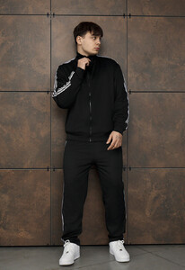 Фото - Мужской молодежный спортивный костюм Staff  pri black - Men box