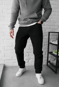 Фото - Мужские прямые джинсы Staff 09 regular black - Men box