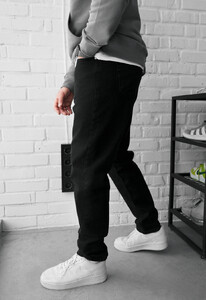 Фото - Мужские прямые джинсы Staff 09 regular black - Men box