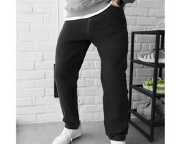 Фото - Чоловічі прямі джинси Staff 19 dark gray wide leg - Men box