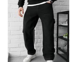 Фото - Мужские мешковатые джинсы Staff 02 black baggy - Men box