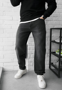 Фото - Чоловічі повсякденні джинси Staff 11 loose fit dark gray - Men box