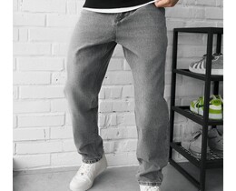 Фото - Чоловічі джинси з тканини преміумкласу Staff 09 loose fit light gray - Men box