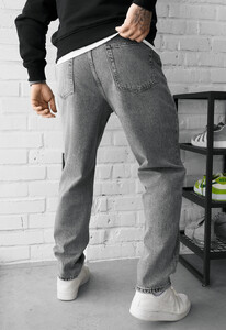 Фото - Чоловічі джинси з тканини преміумкласу Staff 09 loose fit light gray - Men box