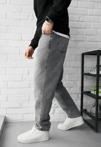Фото - Чоловічі джинси з тканини преміумкласу Staff 09 loose fit light gray - Men box
