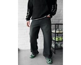 Фото - Чоловічі сучасні джинси Staff 031 dark gray baggy - Men box