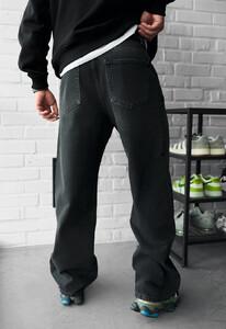 Фото - Мужские современные джинсы Staff 031 dark gray baggy - Men box