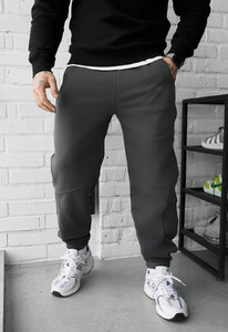 Фото - Чоловічі стильні спортивні штани Staff ers reflective dark gray - Men box