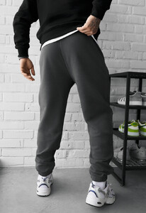 Фото - Чоловічі стильні спортивні штани Staff ers reflective dark gray - Men box