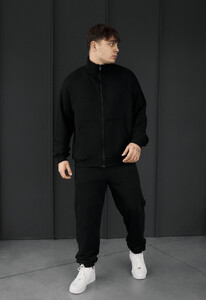Фото - Чоловічий спортивний костюм з бавовни Staff pa zip black oversize - Men box