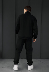 Фото - Чоловічий спортивний костюм з бавовни Staff pa zip black oversize - Men box