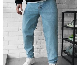 Фото - Чоловічі джинси  з посадкою regular Staff 02 regular blue - Men box