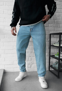 Фото - Чоловічі джинси  з посадкою regular Staff 02 regular blue - Men box