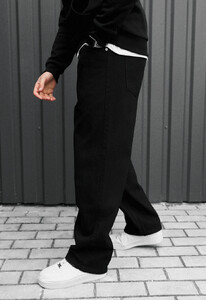 Фото - Чоловічі об'ємні джинси Staff 038 loose fit black - Men box