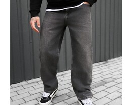 Фото - Чоловічі об'ємні джинси Staff 038 loose fit gray - Men box