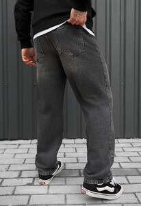 Фото - Мужские объемные джинсы 038 loose fit gray - Men box