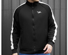 Фото - Мужская олимпийка на молнии Staff logo stripes black - Men box