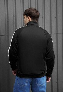 Фото - Мужская олимпийка на молнии Staff logo stripes black - Men box