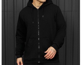 Фото - Чоловіче худі на блискавці Staff zip black - Men box