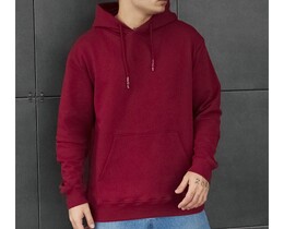 Фото - Чоловіче худі з капюшоном Staff bordo basic - Men box