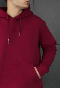 Фото - Мужское худи с капюшоном Staff bordo basic - Men box
